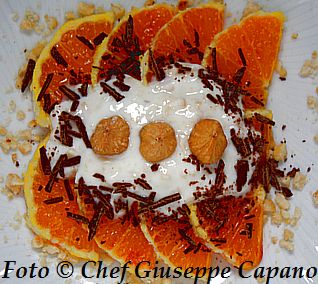 Dessert di arance con crema alle nocciole 318